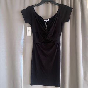 Edit by nine size large black open belly dress